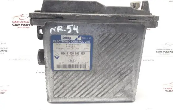 Renault Megane I Engine control unit/module 7700868189 80616J