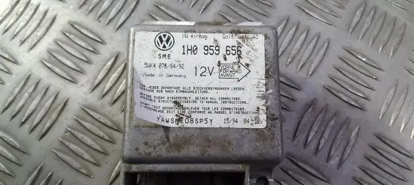 Volkswagen Golf III Airbag control unit/module 1h0959656 5wk4076