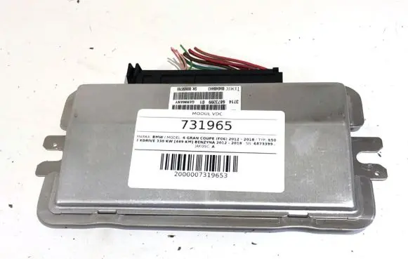 BMW 6 F06 Gran coupe Other control units/modules 6873399