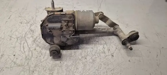 Volkswagen Touran I Front wiper linkage and motor 1T0955119C