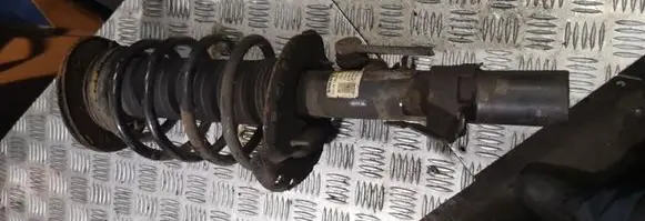 Front shock absorber with coil spring