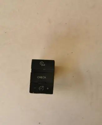 Panel lighting control switch