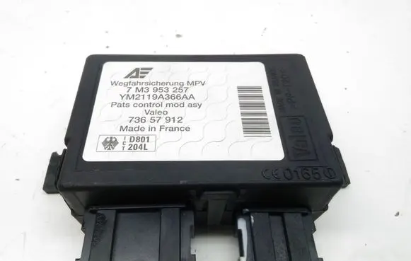 Volkswagen Sharan Immobilizer control unit/module 7M3953257 YM2119A366AA 73657912
