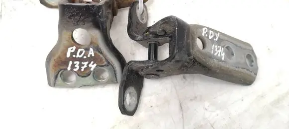 Front door hinge set