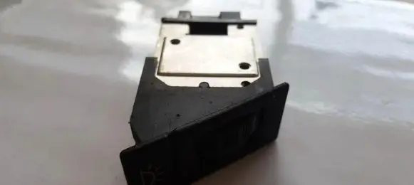 Panel lighting control switch