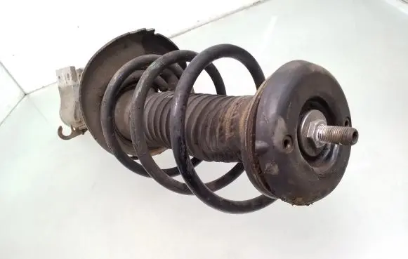Front shock absorber with coil spring