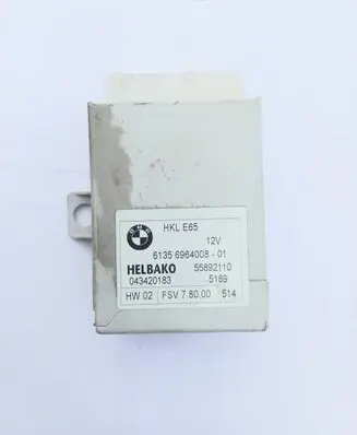 BMW 7 E65 E66 Tailgate/trunk control unit/module 6964008 6135696400801 61356964008