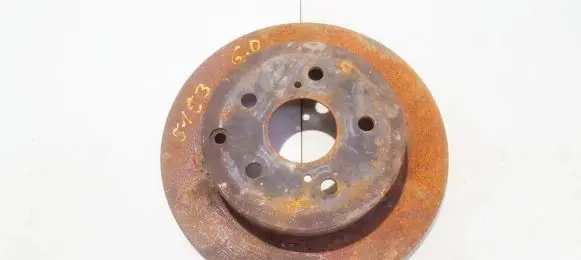 Toyota RAV 4 (XA30) Rear brake disc neventiliuojamas