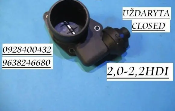 Citroen C8 Throttle valve 0928400432 9638246680