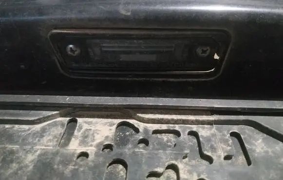 Volkswagen Golf V Number plate light