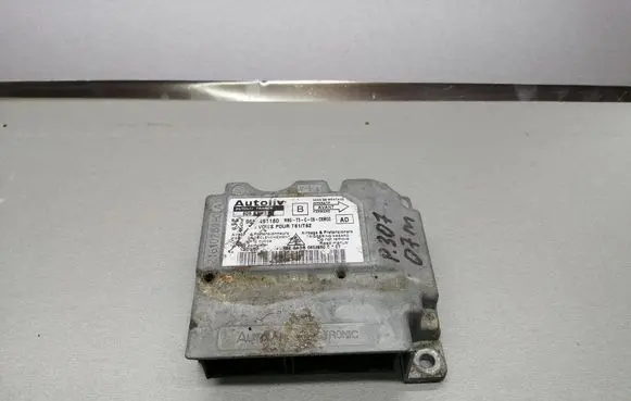 Peugeot 307 Airbag control unit/module 9654491180 606877300