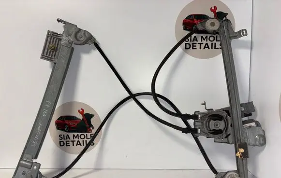 Front door window regulator with motor