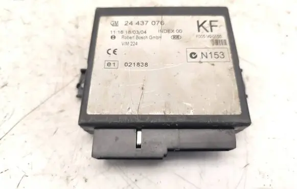 Opel Zafira A Comfort/convenience module 24437076