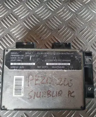 Peugeot 206 Engine control unit/module 80845J R04080015H 129212GUG