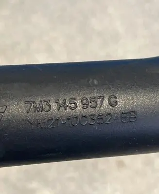 Volkswagen Sharan Intercooler hose/pipe 7M3145957G
