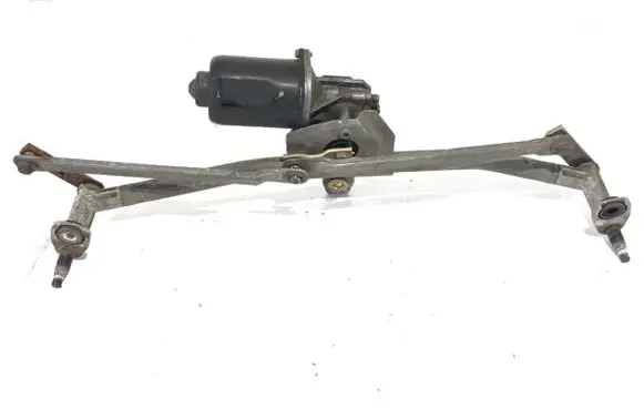 Front wiper linkage and motor