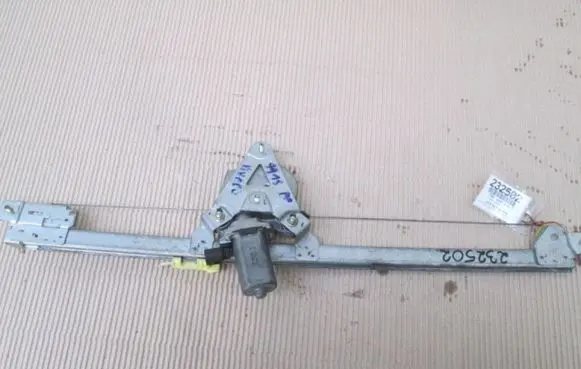 Opel Vivaro Front door window regulator with motor 7700311821