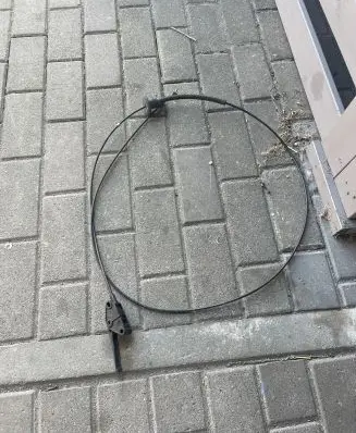 Peugeot 407 Engine bonnet/hood lock release cable 