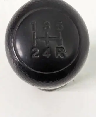 Gear lever shifter trim leather/knob