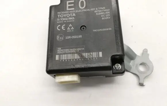 Toyota C-HR I Keyless (KESSY) go control unit/module 897B0F4010