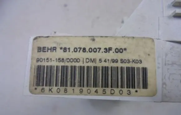 Seat Ibiza II (6k) Air conditioning/heating control unit 6K0819045D