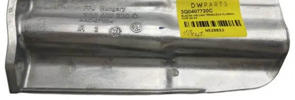 Audi SQ2 GA Exhaust heat shield 3Q0407720C
