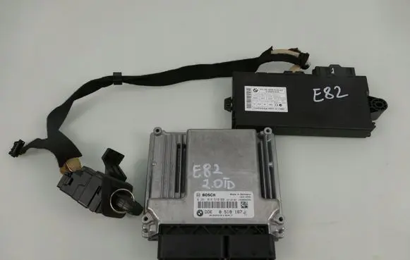 BMW 1 E81 E87 Engine ECU kit and lock set 8518167