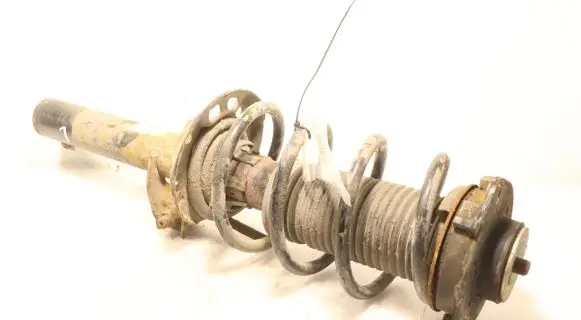 Front shock absorber with coil spring