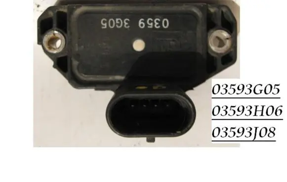 Opel Corsa B Ignition amplifier control unit 03593G05 03593H06