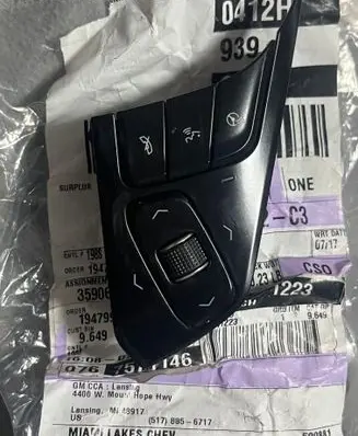 Chevrolet Corvette C8 Other switches/knobs/shifts 13541224 7002060100 070850102