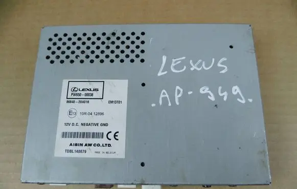 Lexus NX GPS navigation control unit/module PW65000038 8684020A016