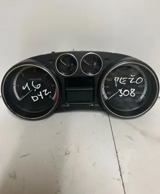 Peugeot 308 Speedometer (instrument cluster) 9665107480 503001550311