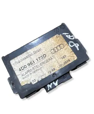 Audi A4 S4 B6 8E 8H Alarm control unit/module 4D0951173D