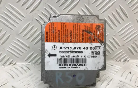 Mercedes-Benz E W211 Airbag control unit/module A2118704326