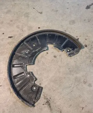 Audi Q7 4L Rear brake disc plate dust cover 7L0615311B