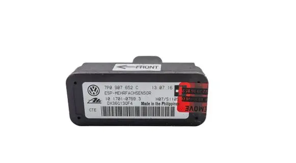Porsche Cayenne (92A) ESP acceleration yaw rate sensor 7P0907652C DX36G13QF4 10170107693