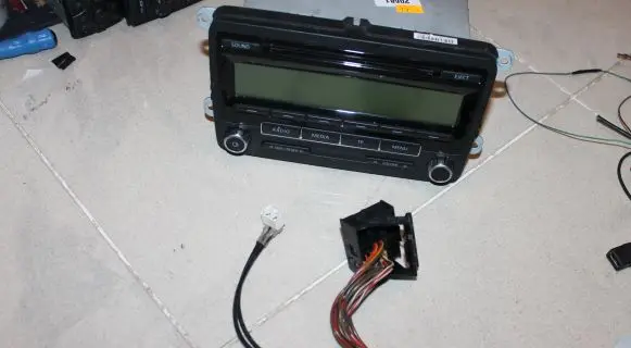 Volkswagen PASSAT CC Sound system wiring loom 3B7035444 1K0035186AA RCD310