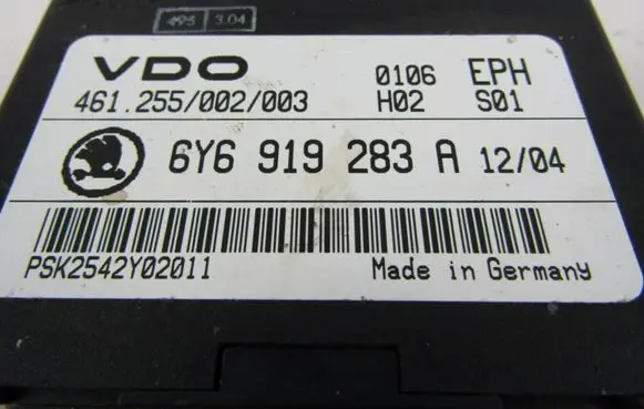 Skoda Fabia Mk1 (6Y) Parking PDC control unit/module 6y6919283a