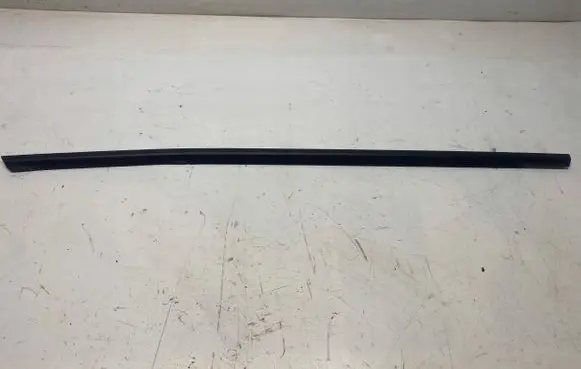 Front door glass trim molding