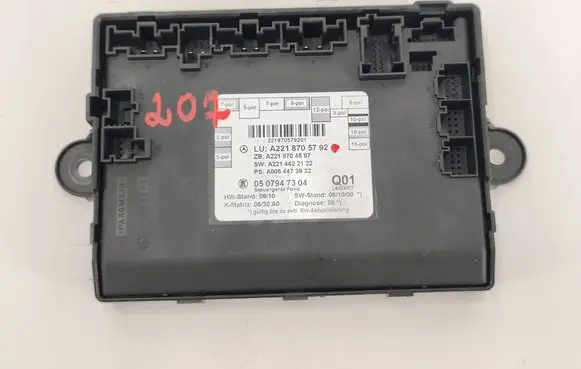 Mercedes-Benz S W221 Door control unit/module A2218705792 A2214422132 A2218704587
