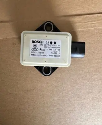 Audi A4 S4 B8 8K ESP acceleration yaw rate sensor 8K0907637C 7038673 0265005738