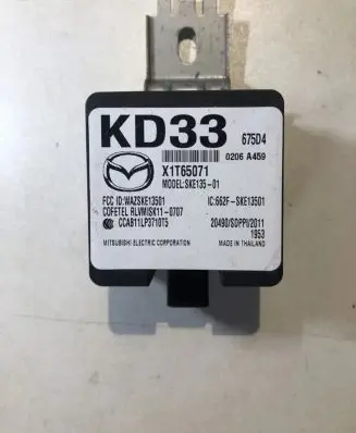 Mazda 6 Keyless (KESSY) go control unit/module KD33675D4 CCAB11LP3710T5