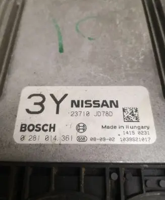 Nissan Qashqai Engine control unit/module 23710JD78D