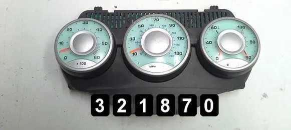 Citroen C8 Speedometer (instrument cluster) 1496273080
