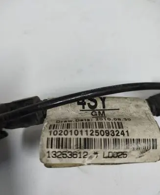 Opel Astra J ABS rear brake sensor 13253612 LD025