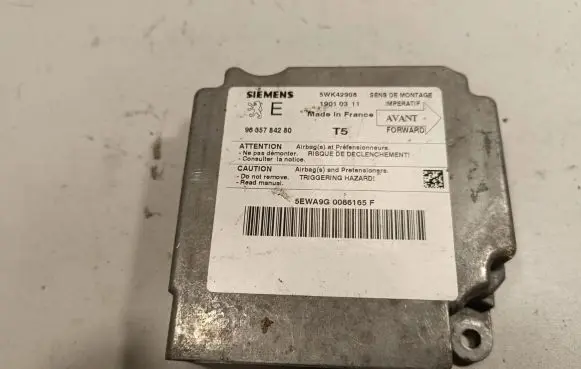 Peugeot 307 Airbag control unit/module 9635784280 5WK42908