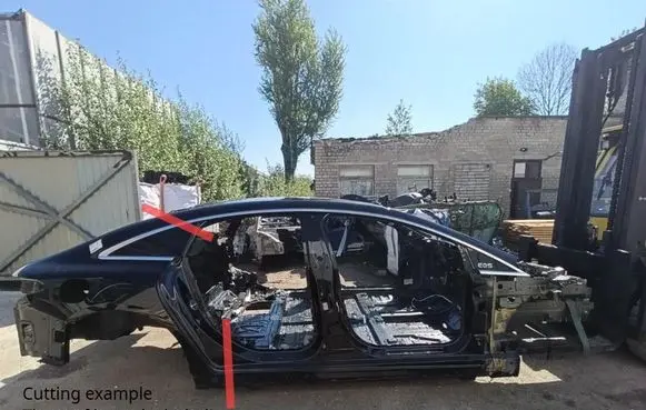Mercedes-Benz EQS V297 Rear quarter panel 