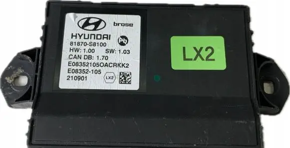 Tailgate/trunk control unit/module