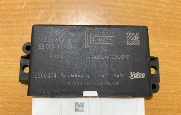 Citroen Berlingo Parking PDC control unit/module 9838793580