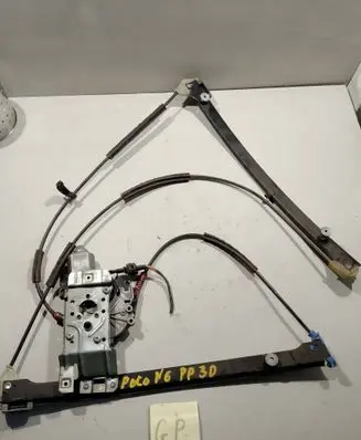 Volkswagen Polo III 6N 6N2 6NF Front door window regulator with motor 6N3837462G